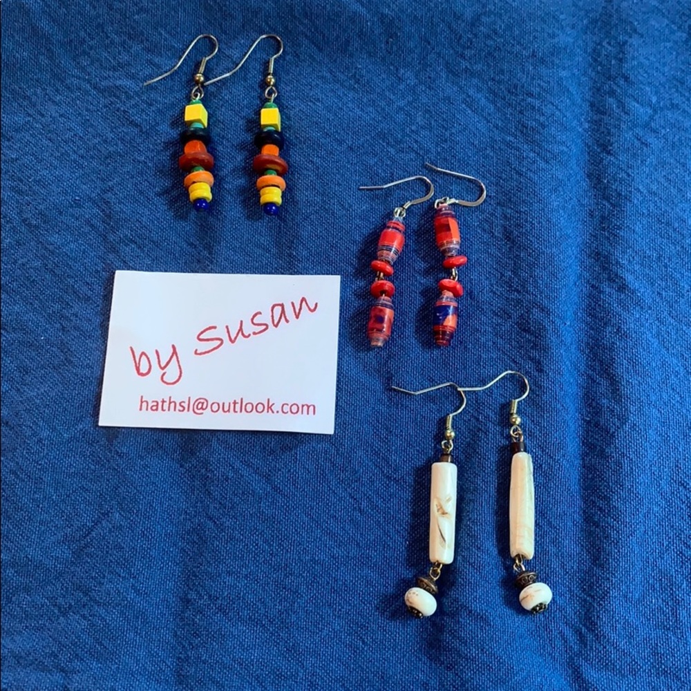 Handmade earrings $7 a pair. - Picture 1 of 3